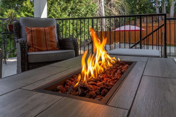 Gas Fire Pit Installation in Placerville